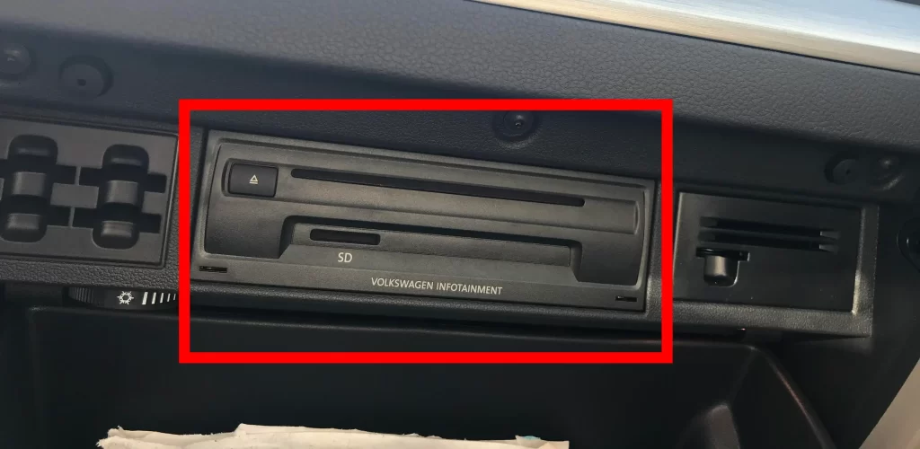 VW Cars Glove compartment CD Host